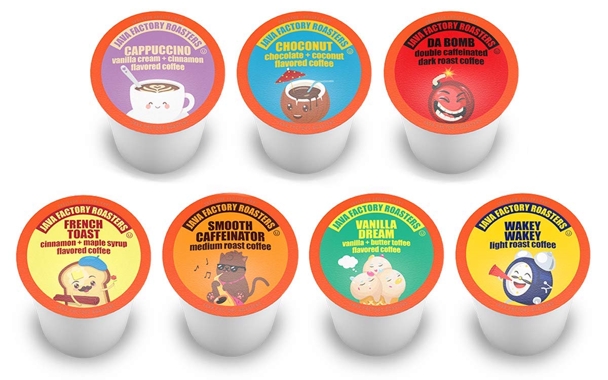 Java Factory Coffee Pods Compatible with K Cup malt-inspired Including 2.0  Assorted Variety Pack  80 Count