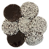 Guittard Dark Chocolate Non-Pareils from OliveNation, Candy Decoration, Gourmet Snacking - 32 ounces