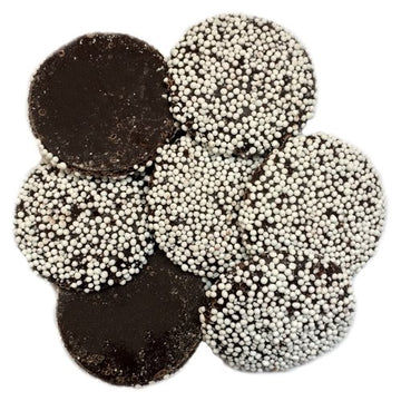 Guittard Dark Chocolate Non-Pareils from OliveNation, Candy Decoration, Gourmet Snacking - 32 ounces