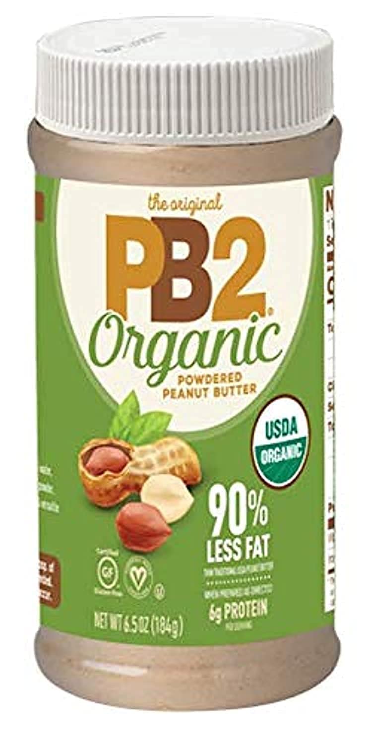 PB2 Organic Powdered Peanut Butter, Non-GMO, Gluten-Free, 6.5oz, USDA Organic Certified