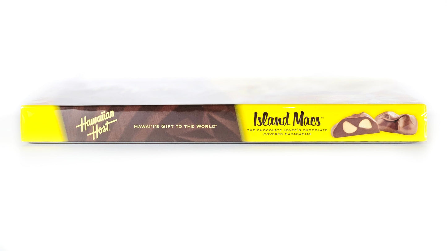 Hawaiian Host Island Macs Tiare Milk Chocolate Covered Macadamia Nuts 5 Oz Boxes (1 Box)