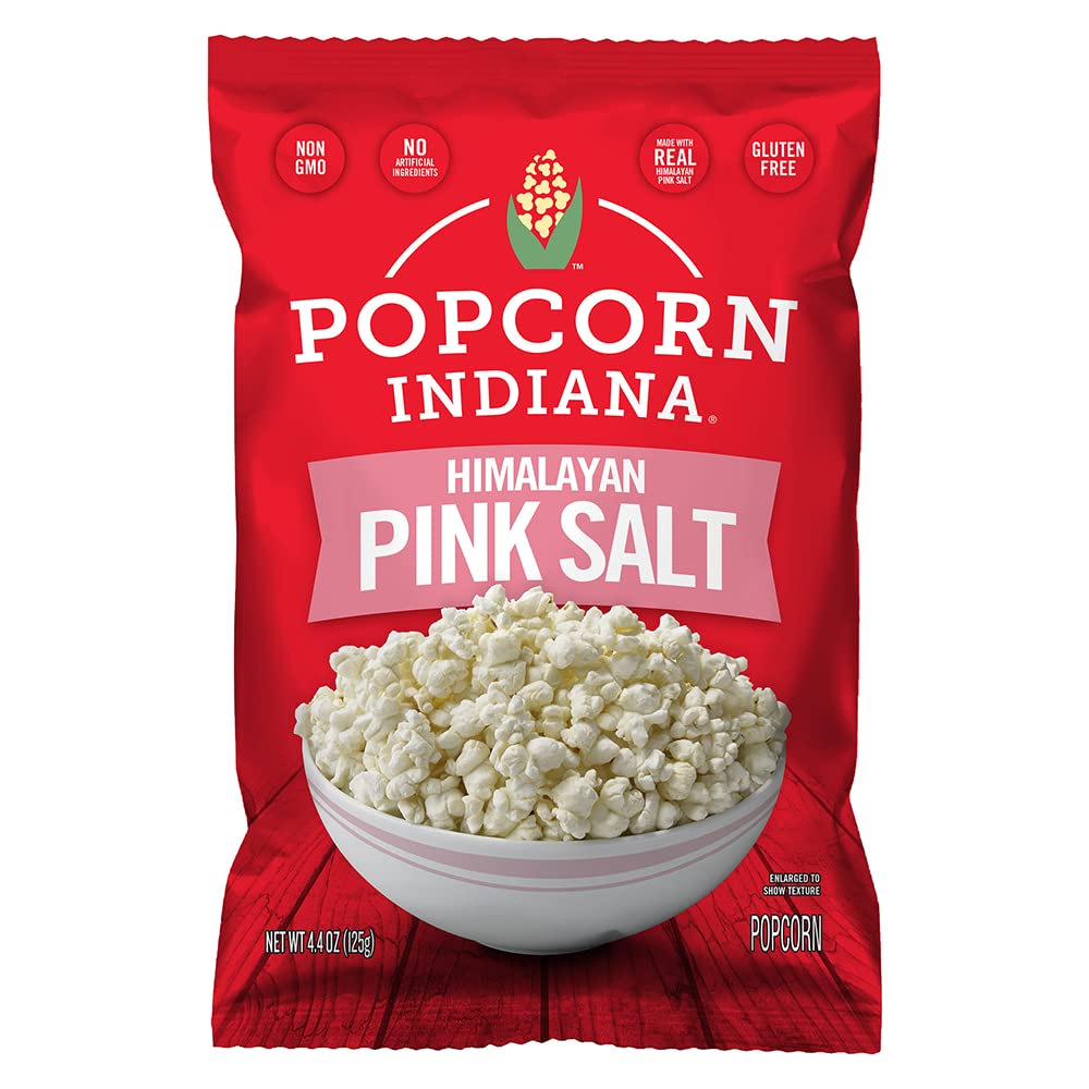 Popcorn Indiana Himalayan Pink Salt Popcorn, 6ct. 2.1oz bags