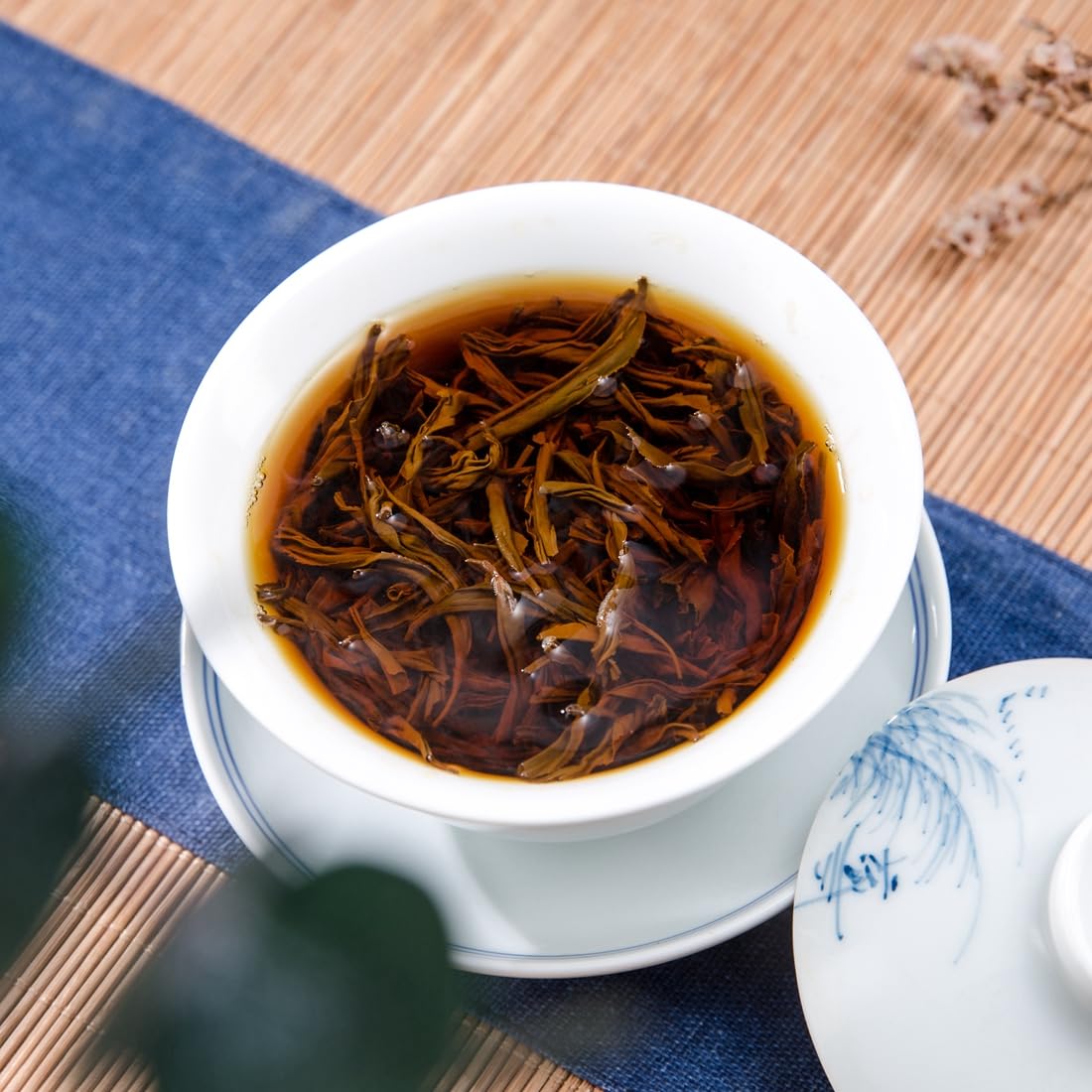 Chawuwarmsun [B] Jinjunmei Black Tea3.5Oz/100G,Chinese Loose Leaf Tea,Wuyi Mountain,Fujian China