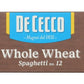 De Cecco Pasta Whole Wheat Spaghetti, 13.25 Oz