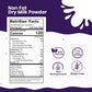 Pride Of India - Nonfat Dry Milk Powder - Protein & Calcium Rich - 1.25 Lbs (20Oz) Jar