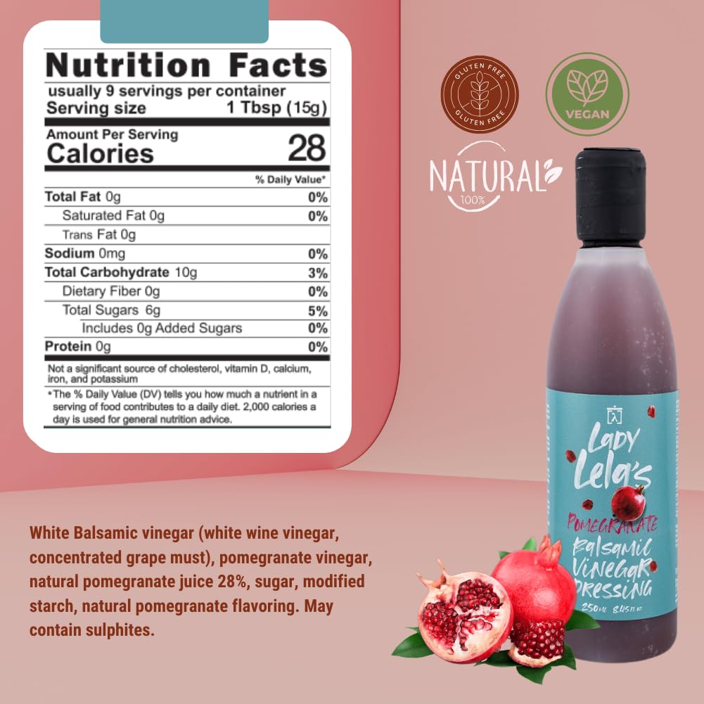 TO FILEMA TIS LELAS Balsamic Vinegar Dressing Gluten Free 2 x 8.45oz (500ml) No Preservatives for Meat, Seafood, Vegetables