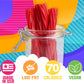 Amish Good Gourmet Licorice Twist Candy - Raspberry Flavor, Sweet & Chewy, 8 Oz