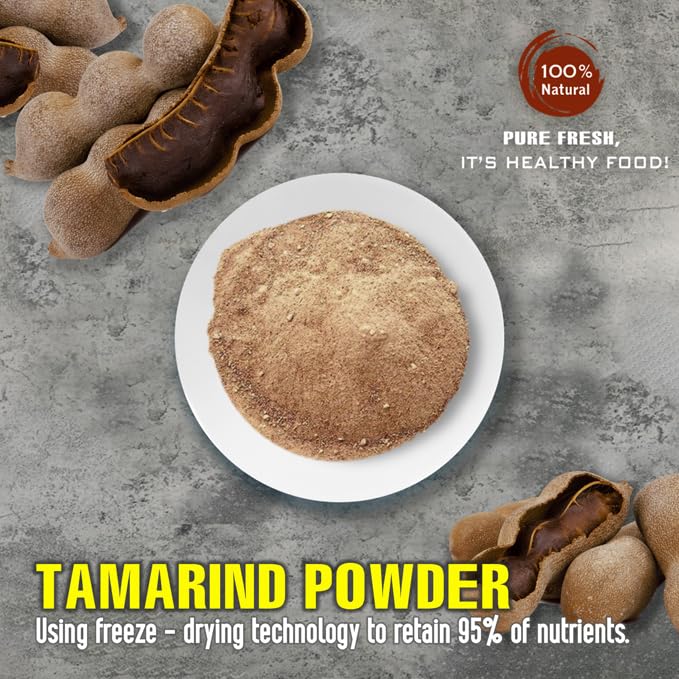 Tamarind Powder 2.47 Oz (70G) Vietfarmfood: Freeze-Dried Extracted From 100% Pure, Sugar-Free. Used To Mix Mixed Drinks Fresh Fr