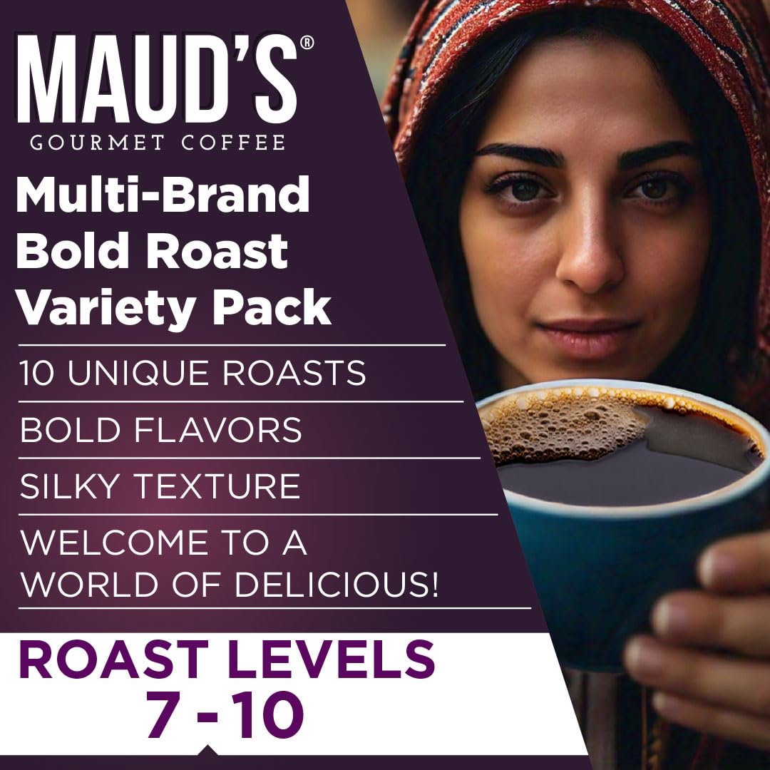 Dark Roast Coffee Variety Pack, 50Ct. Solar Energy Produced Recyclable Single Serve Dark Roast Coffee Pods Variety Pack - 100% A