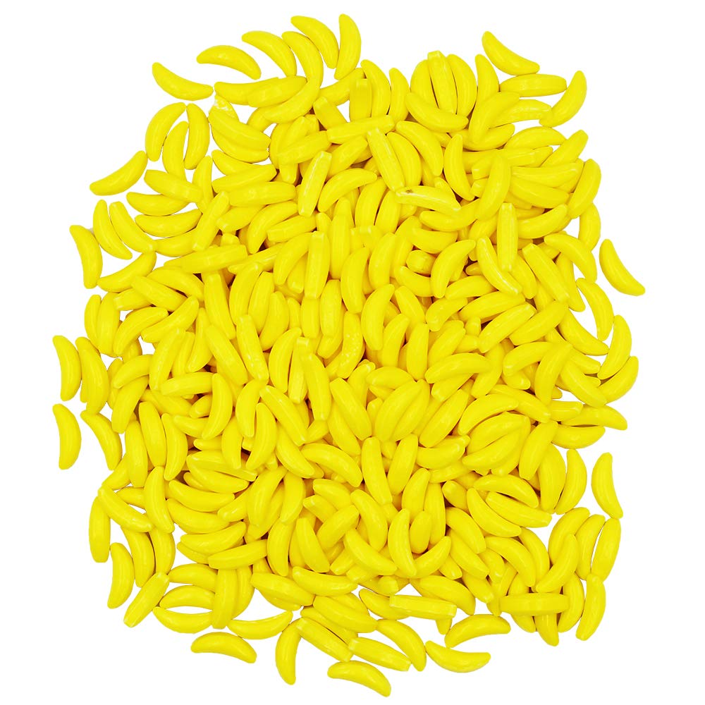 Fruidles Bananarama Banana Candy Runts, Hard Candy Treats, Kosher Certified, Family Size Party Bag (Yellow Banana Runts, 2 Pound