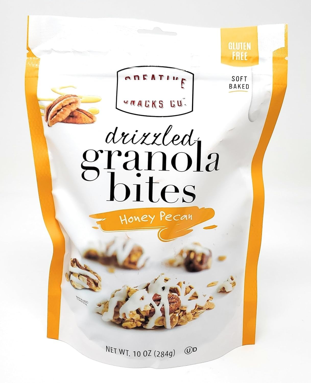 Honey Pecan Drizzled Granola Bites, Gluten Free, Soft Baked, 10oz/284g (Pack of 1)