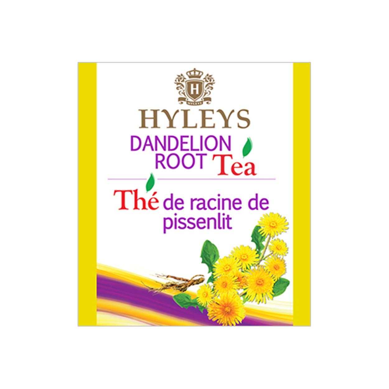 Hyleys Dandelion Root & Green Tea With Milk Thistle And Licorice Root - Herbal Detox Blend - 25 Tea Bags (12 Pack - 300 Tea Bags Total)