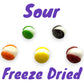 Klub Bulk Premium Freeze Dried Candy Sour Dried Crunchy Comets-1 Lb Fruity Crispy Crunchy Sour Candy Popping Into A Unique Shape