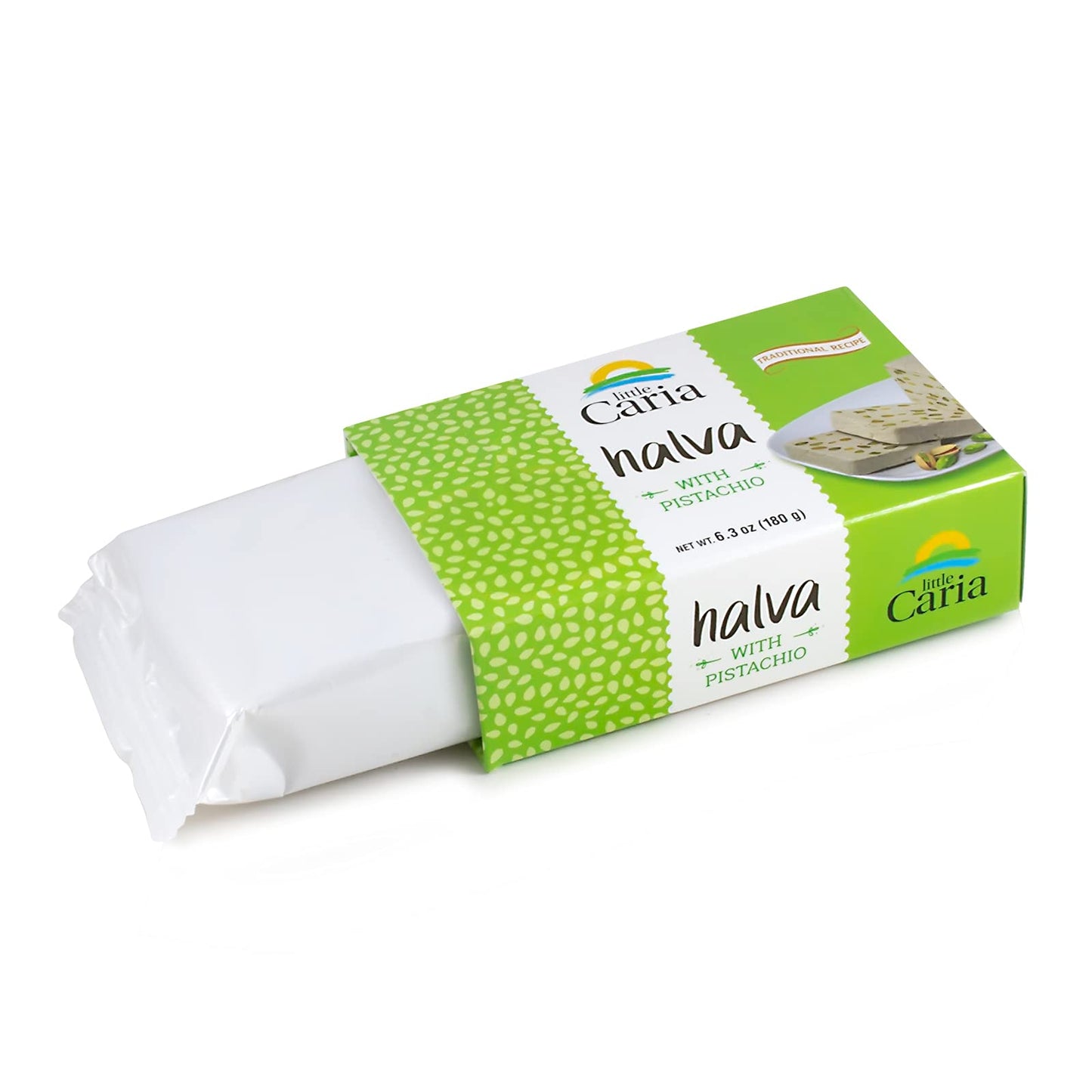 Little Caria Traditional Halva | Variety | 6.3 ounces each | Vegan, Gluten-free Mediterranean Dessert