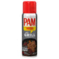 Pam No-Stick Cooking Oil Spray Especially For Grilling With High Temperature Formula, 5 Oz - Made With 100% Natural Vegetable Oil ! Great Fot Less Or Fat-Free Cooking!