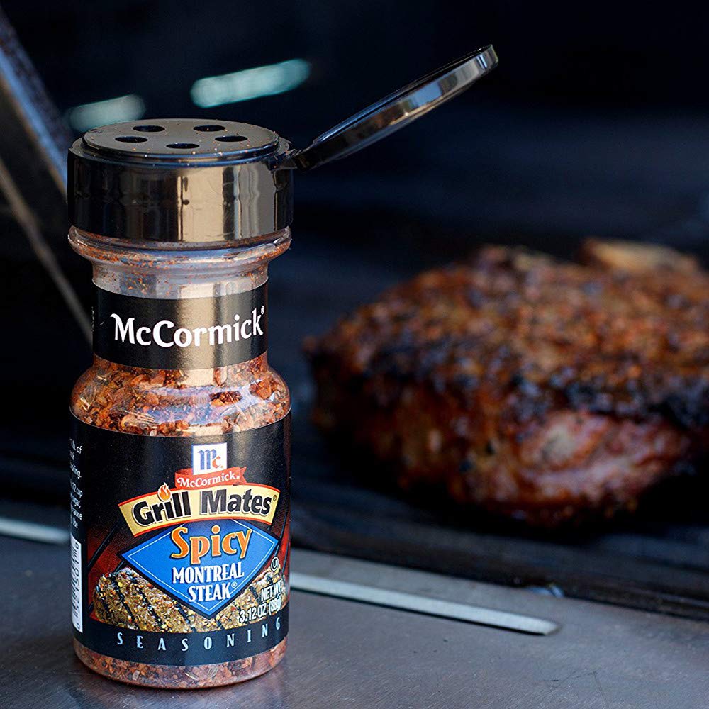 Mccormick Grill Mates Spicy Montreal Steak Seasoning, 3.12 Oz (Pack Of 6)