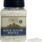 Pride Of India - Natural Crystal Rock Sugar Whole - 12 Oz (340 Gm) Medium Dual Sifter Jar - Authentic Indian Sugar Crystals - Us