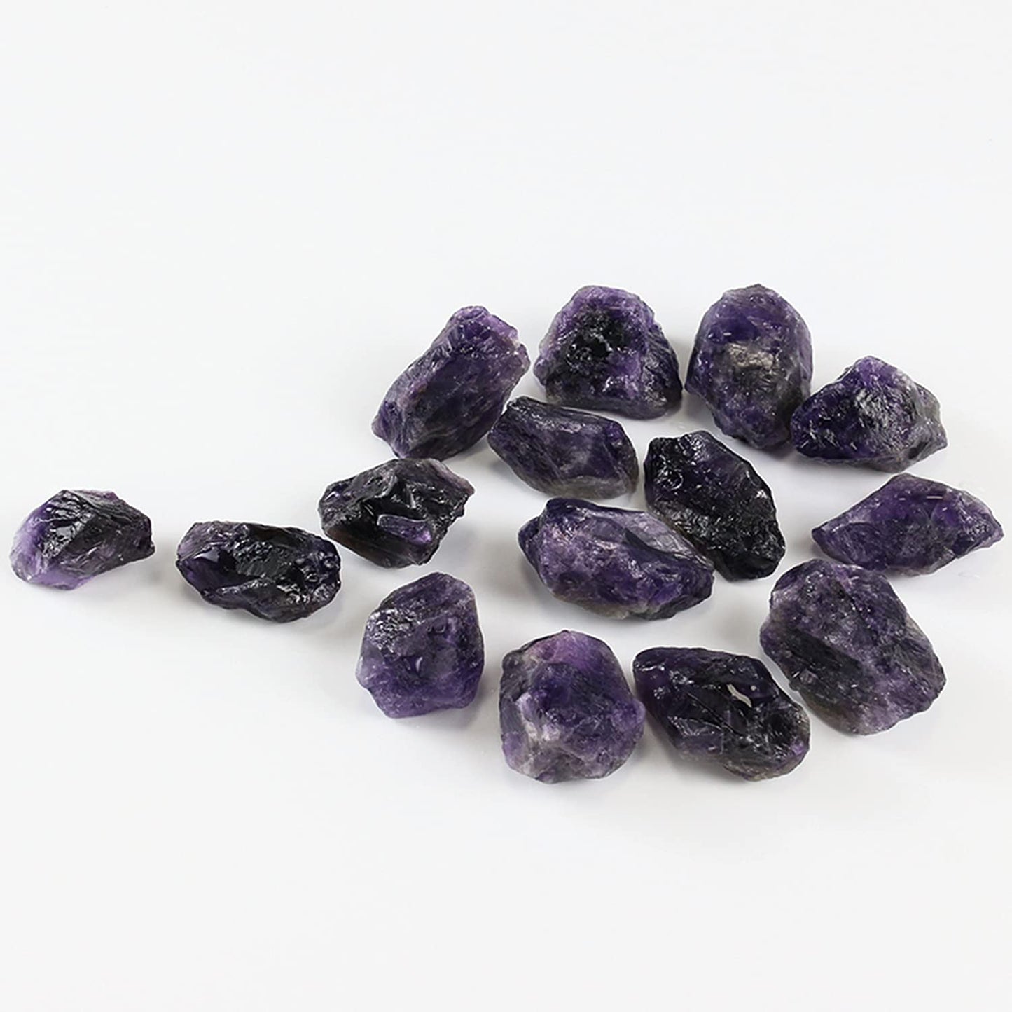 Nvzi Amethyst Crystals, Raw Crystals Bulk, Gem Stones Rocks Crystals, Tumbled Stones And Crystals Bulk, Rock Collection, Chakra