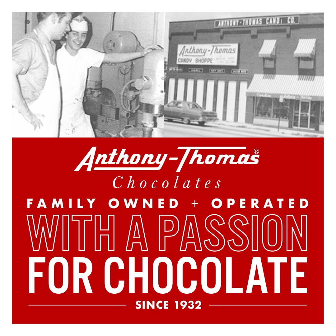 Anthony-Thomas  Peanut Butter & Milk Chocolate Buckeyes in Ohio State Buckeyes Box  Deliciously Delightful Snacks (24 Count)