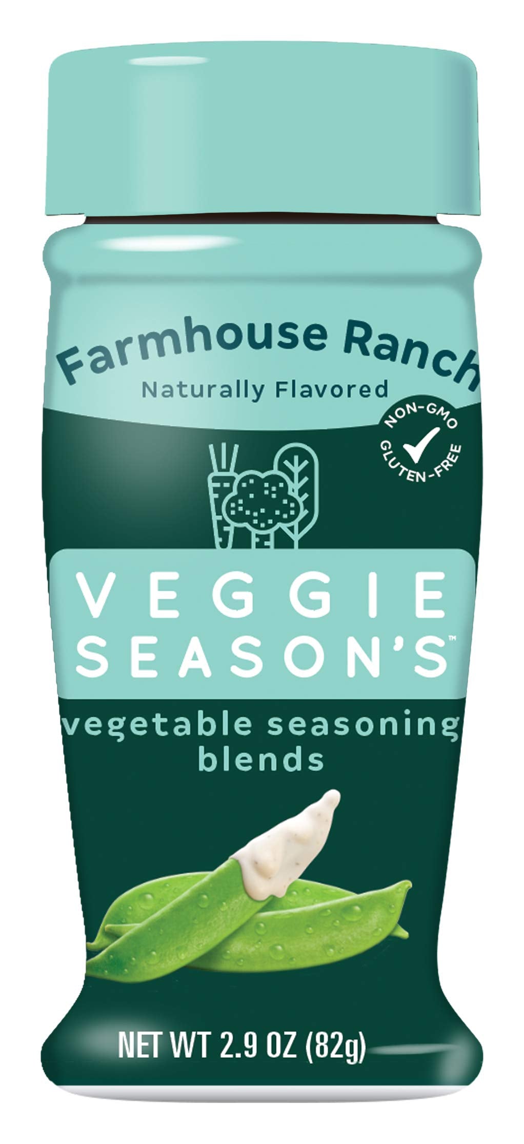 Veggie Season's Farmhouse Ranch Vegetable Seasoning Blends, 2.9 Oz