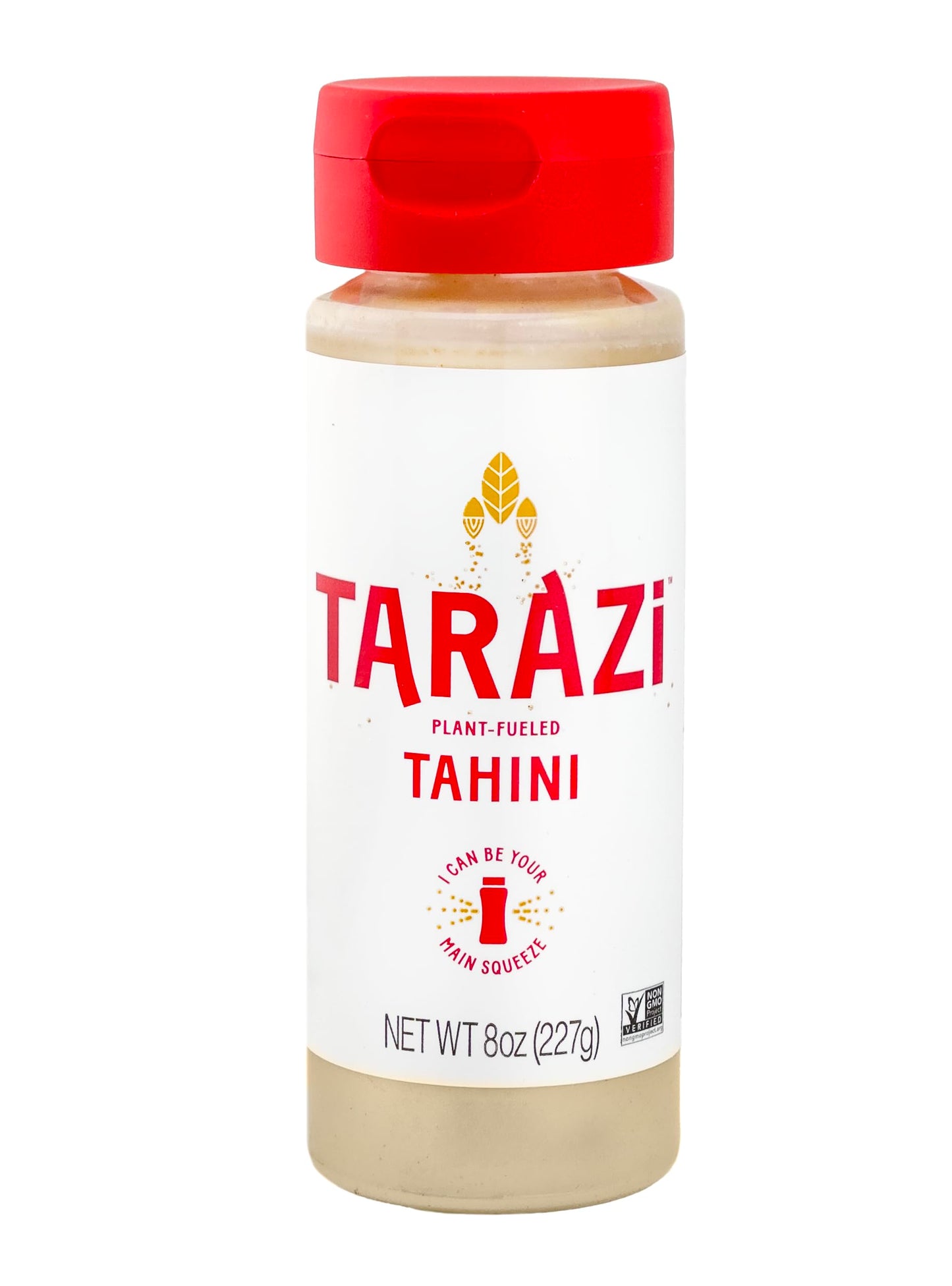 Tarazi Tahini Squeeze Bottle Non-GMO Gluten-Free Vegan 8oz (227g) Kosher Product of California