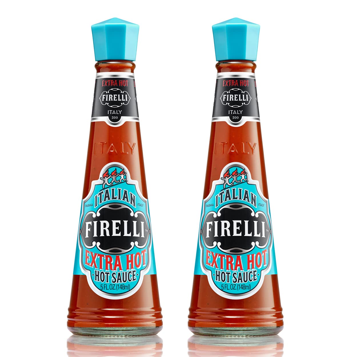 Firelli Extra Hot Italian Hot Sauce - 5Oz Bottle (Pack Of 2)