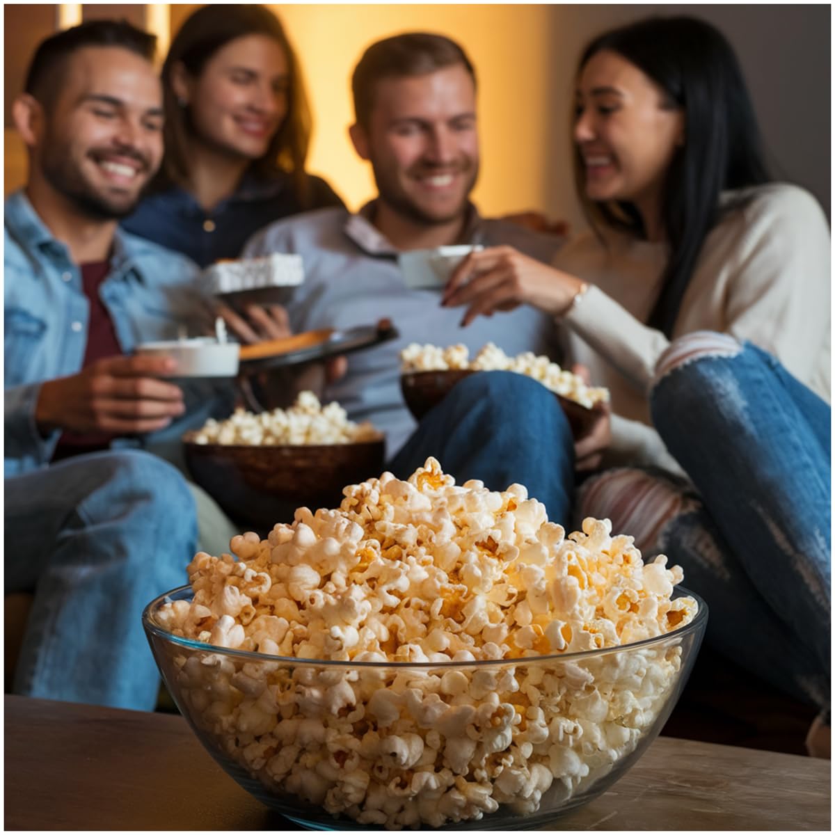 Yellow Popcorn Kernels - 2 Lbs | Non-Gmo, Gluten-Free, And Perfect For Popping Machines, Stove Tops, Or Air Poppers | Ideal For Families And Movie Nights