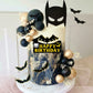 Gallarato Superhero Bat Birthday Cake Topper Happy Birthday Cake Decorations For Bat Hero Themed Birthday Party Supplies Bat Bir