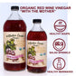 Mother Earth Vinegar Organic Red Wine Vinegar, Fresh Pressed, Unfiltered, Unpasteurized, 64 Fl Oz