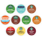 KUPIX Flavored K-Cups Coffee Pods Variety Sampler - 30 Count, Includes Starbucks Hazelnut, Caramel, Cinnamon Dolce & Vanilla