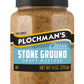 Plochman'S Natural Stone Ground Mustard, 9-Ounce Jars (Pack Of 12), Beige Brown With Visible Seeds
