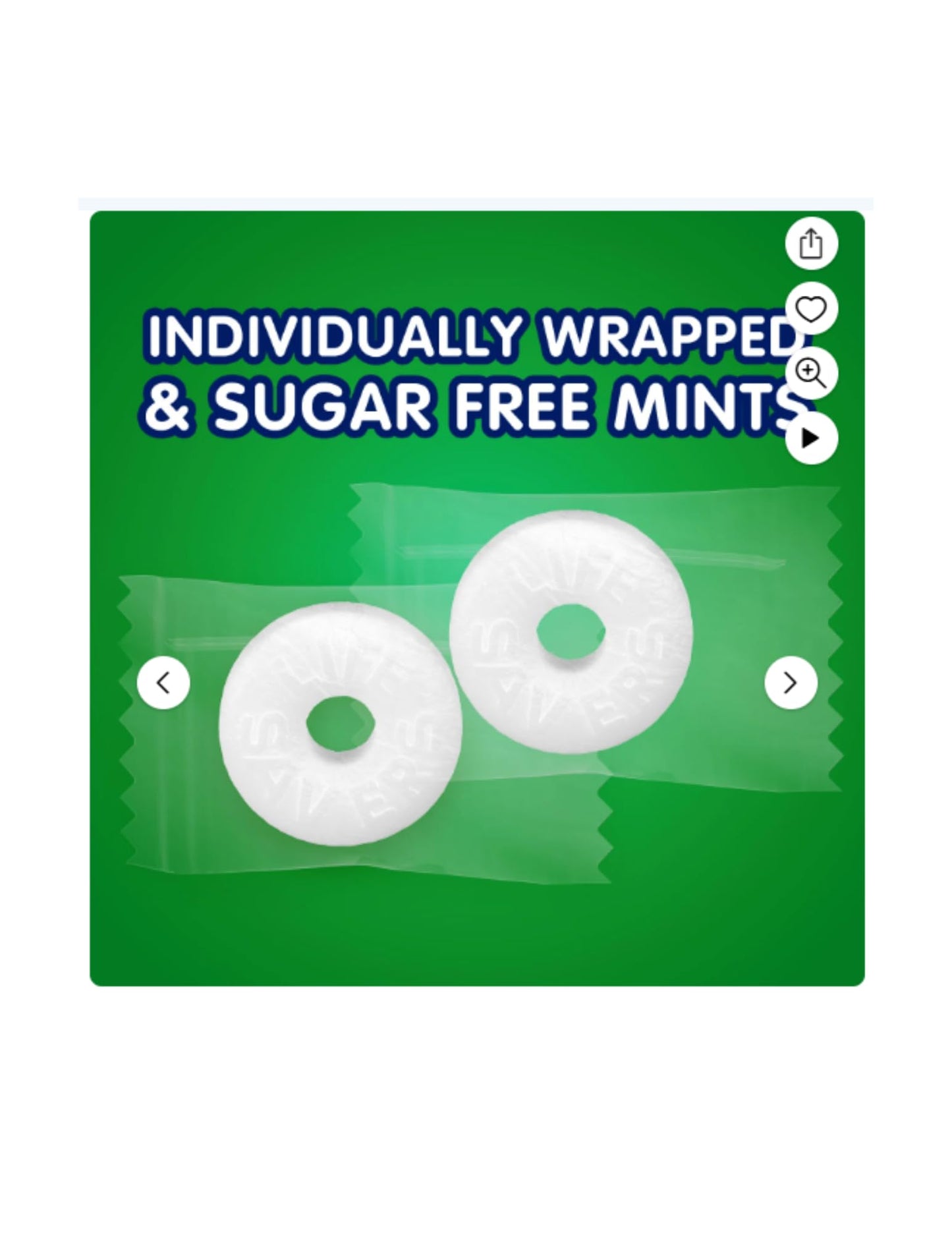 Sugar Free Lifesavers Wintgreen Mints Pack - 2 Bags Life Savers Wint O Green - 2.75Oz Each | Packaged By Leathnu Foundry (2 Wint