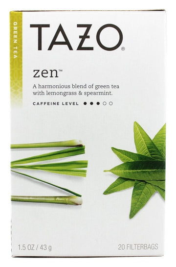 Tazo Zen Green Tea, 20 Count (Pack Of 2)