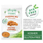 Simple Mixes Natural Instant Pudding Variety, Chocolate, Vanilla & Salted Caramel, Gluten and Dye-Free, No Fat, or Lactose, Kosh