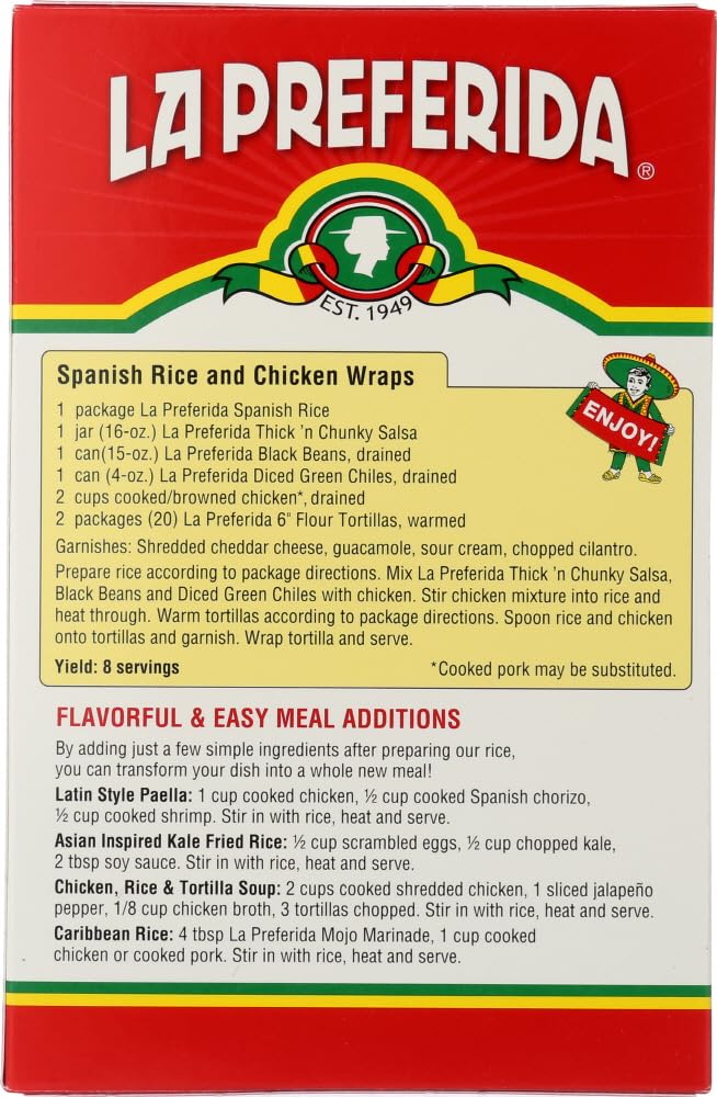 La Preferida Spanish Rice In A Box, (5.25 Ounce, Pack Of 3)