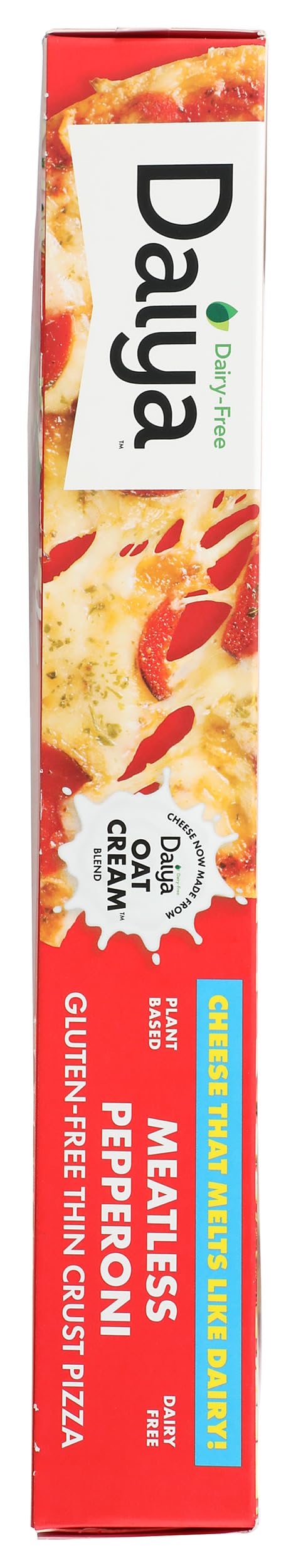 Daiya, Frozen, Dairy Free Gluten Free Meatless Pepperoni Vegan Pizza, 16.7 Ounce