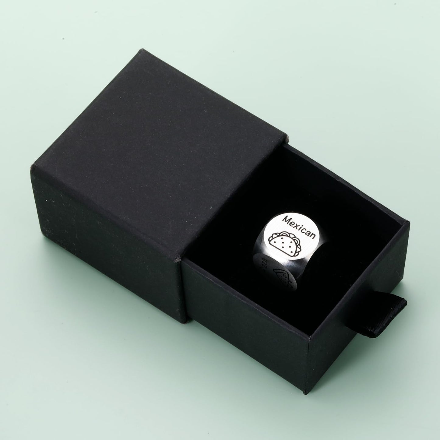 STVK Movie Night Supplies - 11th Anniversary Dinner Dice for Couples - Silver