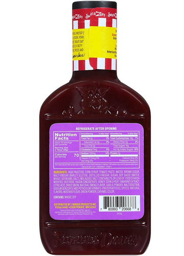 Famous Daves Sweet & Zesty BBQ Sauce, 40 oz (2 Pack), 1.25 lb Total Weight