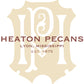 Heaton Pecans Milk Chocolate Covered, Roasted & Praline Glazed Pecan Halves, Christmas, Thanksgiving, Candied Pecans Gift Tin, G