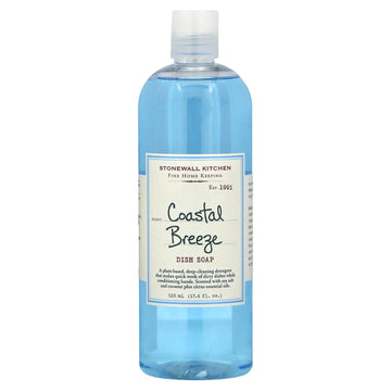 Stonewall Kitchen Coastal Breeze Dish Soap, 17.6-Ounce Bottle