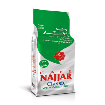 Caf   Najjar, Turkish Coffee With Cardamom, 200 Gr, 100% Arabica Coffee Beans, Ground Coffee, Dark Roast, Lebanese Coffee, Arabi