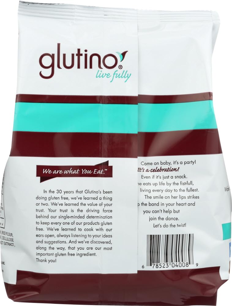 Glutino Gluten Free Pretzel Twists, 8-Ounce Bags (Pack of 12)