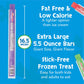 Otter Pops, Giant Original 55Oz, 27 Ice Pops, Six Zippy Flavors
