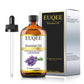 Euqee Lavender Essential Oil 118Ml Pure Natural Lavender Oil Large Capacity Essential Oil With Glass Dropper For Diffuser, Skin 