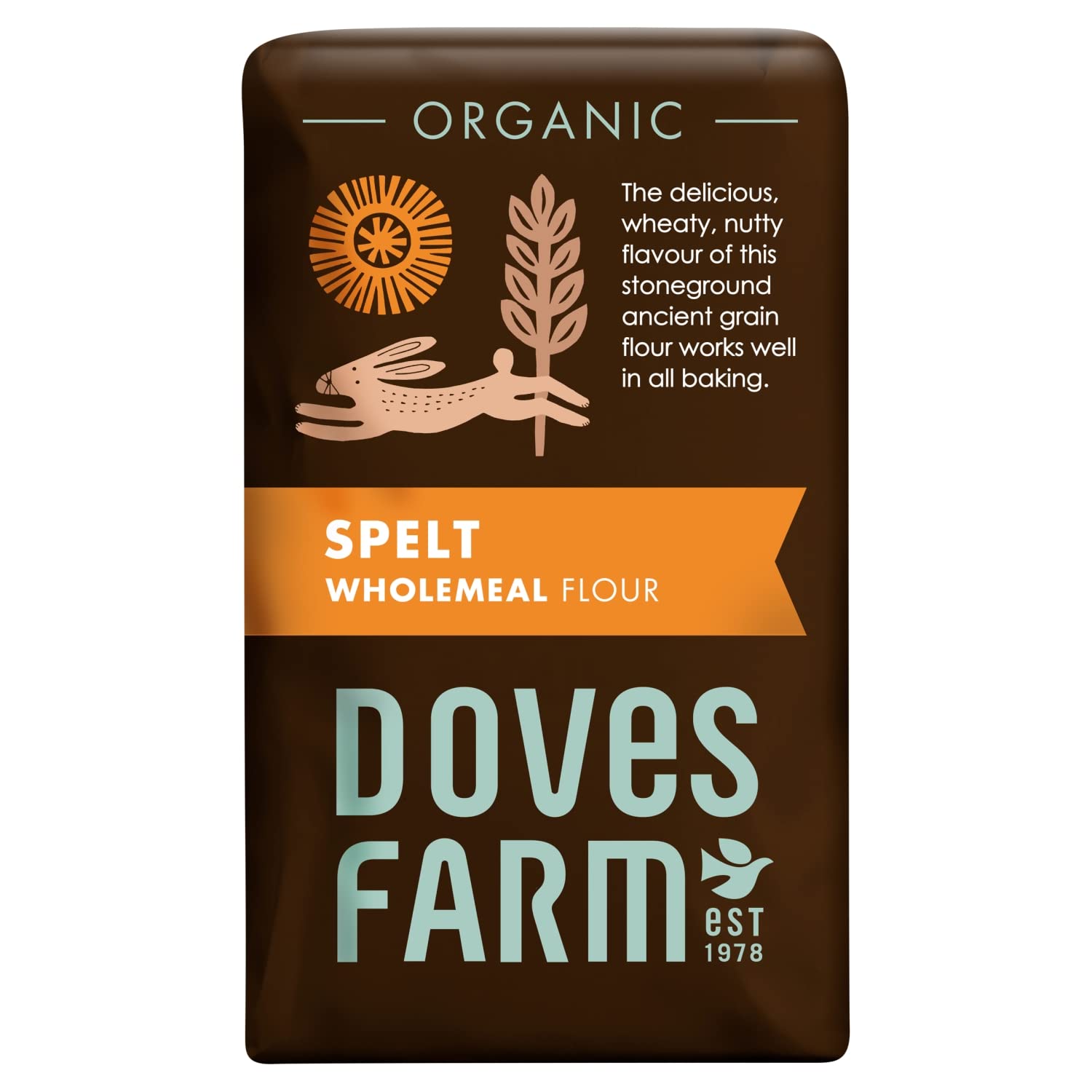 Doves Farm - Organic Wholemeal Spelt Flour - 1Kg