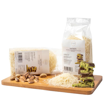 Kataifi, Knafeh, Kataifi Shredded Fillo Dough, Dried & Shredded Phyllo Dough for Viral Dubai Chocolate Bar Pistachio, Kadayif (3