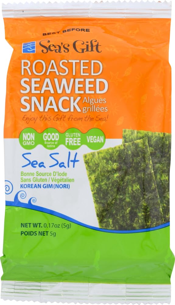 Seas Gift Roasted Seaweed Snack - 0.17 Oz