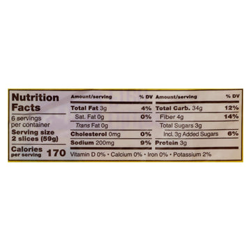 SCHAR, Bread, Artsn Bkr, 10Grn&Sds, Pack of 6, Size 13.6 OZ, (Dairy Free Gluten Free Low Sodium Wheat Free Yeast Free)6