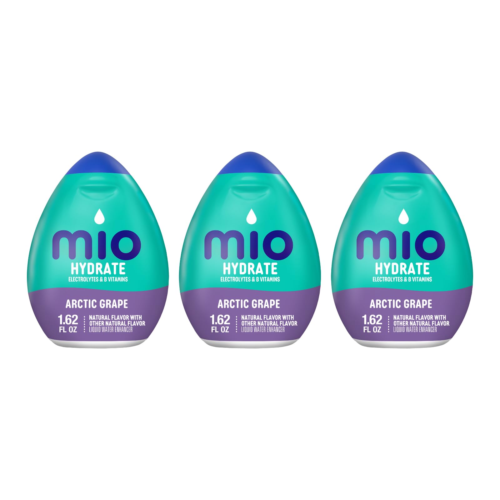 Mio Sport Liquid Water Enhancer, Arctic Grape, 1.62 Fluid Ounce (Pack Of 3)