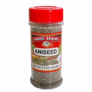 Angel Brand Anise Seeds - Whole Anise for Baking and Cooking - 3.5 oz Bottle